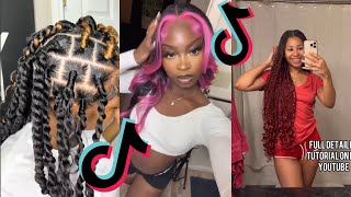 BLACK HAIR TIKTOKS THAT SLAY 6  TikTok Compilation [upl. by Jorin]