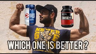 Optimum Nutrition Gold Standard vs Dymatize Elite  Whey Wars  Supplements Comparison Review [upl. by Nosnibor]