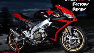 Aprilia RSV4 Factory Review [upl. by Dnalra]