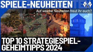 Top 10 StrategiespielGeheimtipps im Jahr 2024  Vorschau von Abenteuer Strategiespiele [upl. by Anais]