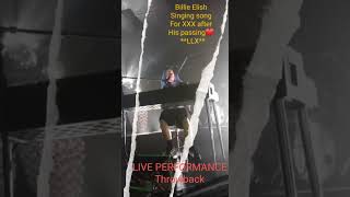 Billie Eilish live 61818 billieeilish billiemusic musician viralvideo llxxxtentacion [upl. by Ymassej380]