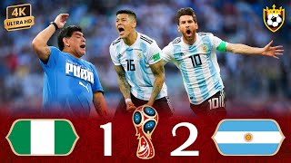 Messi leads Argentina to qualify in the last moment Maradonas madness 🤯 ● Full Highlights 🎞️  4K [upl. by Aniroc]