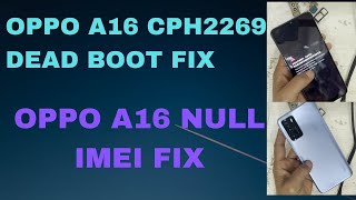 Oppo A16 Cph2269 Dead Boot Repair Without Jtag 2024 Ufixer Solution deadbootrepair oppophones [upl. by Orabla]