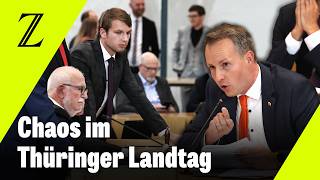 Krise im Thüringer Landtag quotWas Sie hier treiben ist Machtergreifungquot [upl. by Nwadahs]