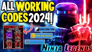 NEW ALL WORKING CODES FOR NINJA LEGENDS IN FEBRUARY 2024 ROBLOX NINJA LEGENDS CODES [upl. by Eralc151]