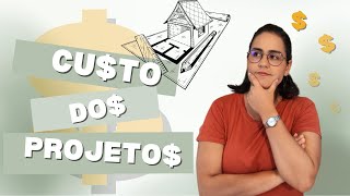 QUANTO CUSTOU O PROJETO DA NOSSA CASA DE 150M2 Valores e quais projetos fizemos [upl. by Arikat]