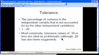 Multicollinearity  Explained Simply part 2 [upl. by Oakes]