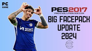 PES 2017 BIG FACEPACK UPDATE 2024 [upl. by Thomasa]