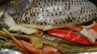 Cooking picadillo tilapia with tomatoes and Mukbang [upl. by Frey958]