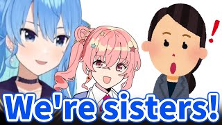 Suichan got surprised that Anemachi and she didnt get recognized as sisters【HololiveEng sub】 [upl. by Campy615]