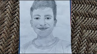 How To Draw Realistic Sketch With Only One Pencil ✏️❤️  arttutorial sketch howtodraw drawing [upl. by Atsed]