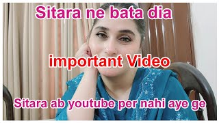 Sitara ne kia youtube ko Khuda hafizImportant Video [upl. by Lais192]