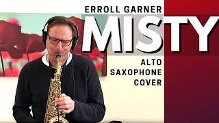 Misty Alto Saxophone  Bernd plays Misty Erroll Garner 1954 [upl. by Kakalina]