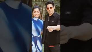 Rashmika × Sidharth ❤❤  whats app status  ‎dustemotion shorts youtubeshorts [upl. by Acilegna]