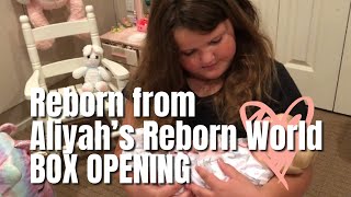 REBORN from ALIYAH’S REBORN WORLD Box Opening • Milana Rose amp Reborns [upl. by Hofstetter]