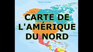 CARTE DE LAMÉRIQUE DU NORD [upl. by Christa]