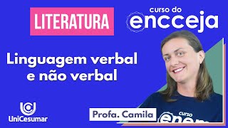 LINGUAGEM VERBAL E NÃƒO VERBAL  RESUMO DE LITERATURA PARA O ENCCEJA [upl. by Felipa]