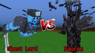 Ghost Lord vs Sauron  Minecraft Mob Battle [upl. by Portugal]