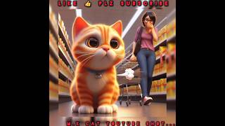 Cat fart at supermarket cat music ainimation animal trending shorts ai viral [upl. by Ezequiel]