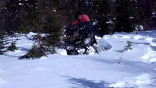 ARCTIC CAT ATV WITH TRACKS [upl. by Judye909]