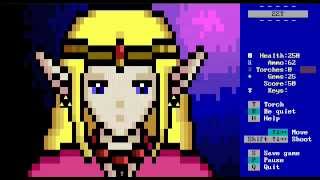 ZZT Longplays  The Adventure of Link 2 by bitbot [upl. by Idnahk]