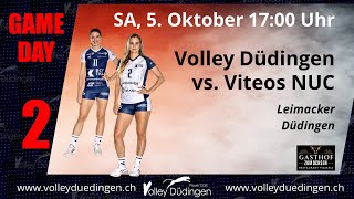 Volleyball NLA Saison 20242025 Volley Düdingen  Viteos NUC [upl. by Readus]