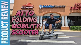 Atto Folding Mobility Scooter Model 🧐 Review Moving Life [upl. by Scevo]