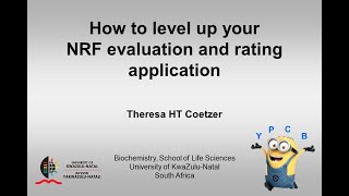 Tips for completing your NRF rating application 2022 [upl. by Geaghan54]