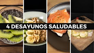 IDEAS DE DESAYUNOS SALUDABLES  Listos en 5 minutos [upl. by Lirba]