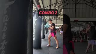 Muay Thai Combos beginners must know muaythai muaythaidrills muaythaicombo muaythaitraining [upl. by Anesusa673]