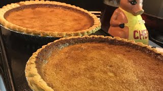 OLD SCHOOL EGG CUSTARD PIE 🥧 FRIDAY NIGHT PIE OF THE WEEK [upl. by Einnob]