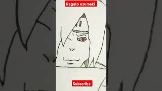 Nagato uzumaki drawing subscribe shorts music [upl. by Hally]