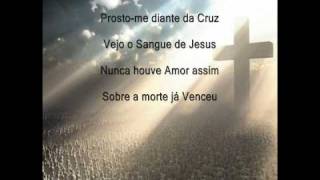 Aline Barros  Diante da Cruz  com Letra [upl. by Anippesuig]