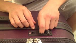 How to unlock a suitcase unknown pin [upl. by Euqinotna795]