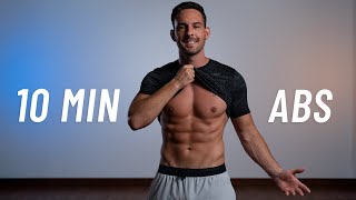 10 MIN INTENSE AB WORKOUT  At Home Sixpack Abs Routine No Equipment [upl. by Millman]