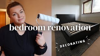 Bedroom Renovation  Painting Decor Haul amp New Bed [upl. by Eniar]