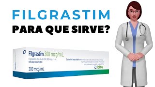 FILGRASTIM para que sirve y que es la filgrastim filgrastim como aplicar [upl. by Eatnahs]