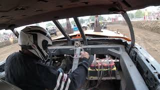 Rick Quast 43 Monona County Fair Demo Derby 2023 RPM Redemption Round 2 [upl. by Aderb]