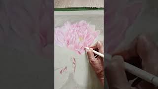 Peony flower 🌼 drawing [upl. by Ysnil824]