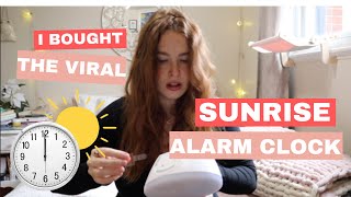 BUYING THE VIRAL SUNRISE ALARM CLOCK  HONEST REVIEW 👀 [upl. by Israeli]