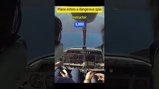 Can You Recover from a Deadly Airplane SPIN shorts aviation atc [upl. by Minardi]