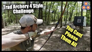 Traditional Archery Challenge 4 Different Ways to Shoot a Bow [upl. by Hanikas]