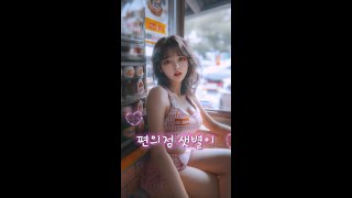 AI VIDEO 편의점 샛별이에게 고백하는 날 ♡ GThe day I confess to Saetbyul at the convenience store ♡ ai aigirl [upl. by Anthiathia]