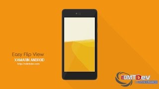 Xamarin Android Tutorial  Easy Flip View [upl. by Nylessej269]