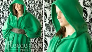 Easy Long Cape  sew and no sew FREE Pattern [upl. by Hekking]