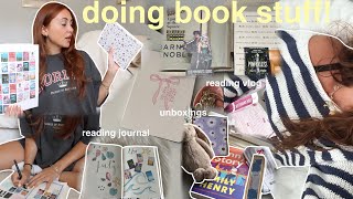 lets do lots of book stuff ⭐️ book shopping midnight release reading journal  more [upl. by Hseham243]