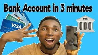 How to create a Bank Account in 3 minutes Online  Just with your Phone [upl. by Aennyl122]