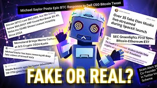 TapSwap Education Fake news and Real news How do they impact the cryptocurrency market [upl. by Arihsat]