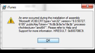 An error occurred during installation of assembly  fix [upl. by Andromeda582]
