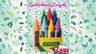 Cartucheras de Crayola reciclando tubos de cartón [upl. by Ainehta]